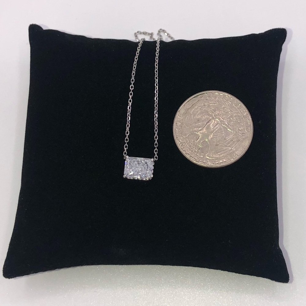 1.75ct Radiant Cut Necklace - Picture 12 of 16